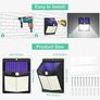 NEW SALE | Security Lights Outdoor Motion Sensor - 144 LED Solar Powered Security Light Outside Garden Fence Lights Waterproof Outdoor Wall Lighting 3 Modes Solar Pir Lights for Front Door Yard Garage Image 4