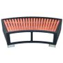 Spa Step Poly Rattan 92x45x25 cm Black Image 3