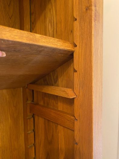 Solid Oak bookshelf