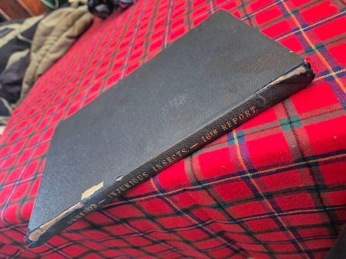 Injurious insects by Ormerod 16th report original Antique book