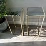 X2 gold mirrored console tables Image 2