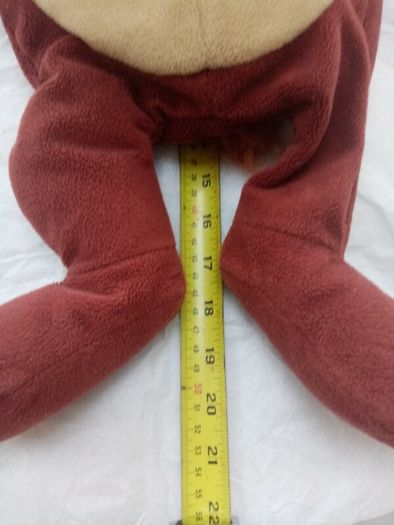 Taz Looney Tunes Soft Toy with Velcro opening pouch for PJs