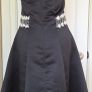 Heart & Soul Black & White Strapless Occasion Dress UK 12 Image 3