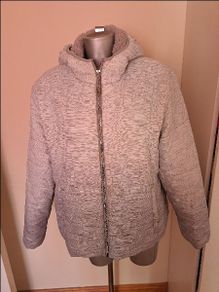 New Balance white grey womens winter jacket size UK18 EU46 Postage included