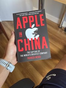 Apple in China by Patrick McGee