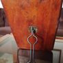 Antique Military Travel Vanity Shaving Bevelled Folding Mirror Image 8