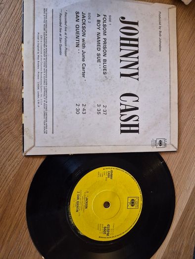 Johnny Cash - Folsom Prison Blues E.P Irish pressing