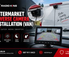 Aftermarket Reverse Camera Installation (Van) | Professional Fitting Dublin