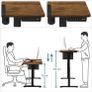 Electric Desk 140 x 60 cm Height-adjustable desk, electric, infinitely adjustable, spliced top, 4 height stored, cloth bag, Image 3
