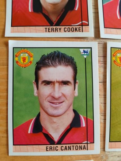 Merlin Football Premier League stickers 95 96 97 season and 2002 world cup