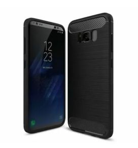 Shockproof Case For Samsung GALAXY S8 PLUS Carbon Fibre Effect Back Cover