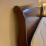 Mahogany sleigh bed Image 6