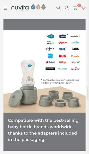 Nuvita Warm'n'Go universal portable bottle warmer - 1162