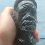 2x Tribal carved stone heads Image 9