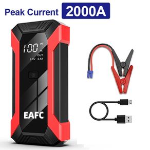 600a Portable Car Jump Starter Power Bank Car Booster Charger 12V Starting Device Petrol Diesel Car Emergency Booster