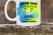 Father's Day Mug ( Swimming Champion)
