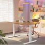 Standing Desk with USB Charging Port, 140 x 80 cm, 4 Preset Height Settings Image 9
