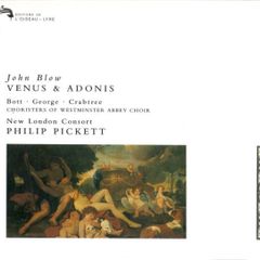 John Blow. Venus & Adonis. CD. Free Postage!