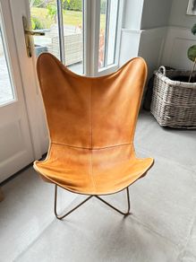 Leather Butterfly Chair
