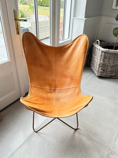 Leather Butterfly Chair