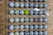 used miscoloured tour golfballs