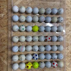 used miscoloured tour golfballs