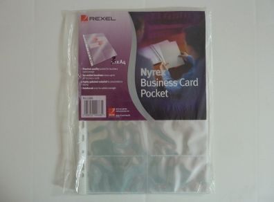 Business card pockets