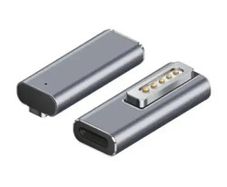 Premium Quality Type-C to Macbook Magsafe 2 Charger Adaptor Grey
