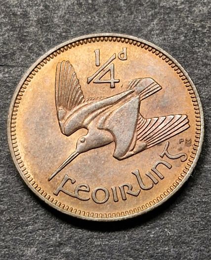 Ireland 1959 Fantastic Farthing coin with Luster