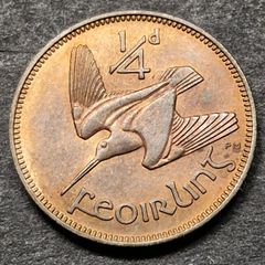 Ireland 1959 Fantastic Farthing coin with Luster