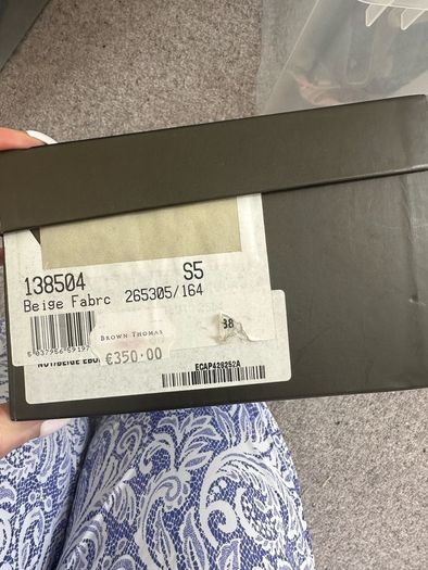 Gucci (boxed) kitten heel slingback size 5