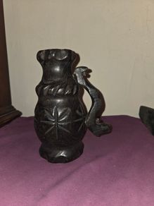 Mid-century Spanish Lobeco Folk Art Pitcher