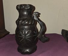 Mid-century Spanish Lobeco Folk Art Pitcher