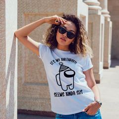 It's My Birthday, Seems Kinda Sus t-shirt for adults and kids great gift present idea
