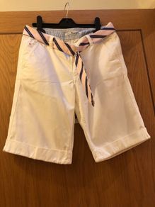 Tommy Hilfiger white cotton shorts