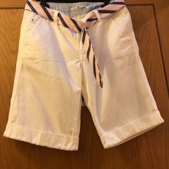Tommy Hilfiger white cotton shorts