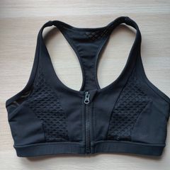 Front Zipper Sports Bra, size 8