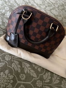 Louis Vuitton inspired bag with dust bag like brand new