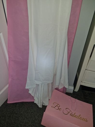 Ivory white Debs dress