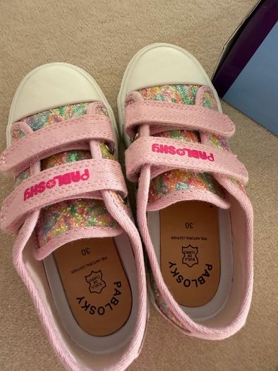 New Pablosky multi colour canvas shoes