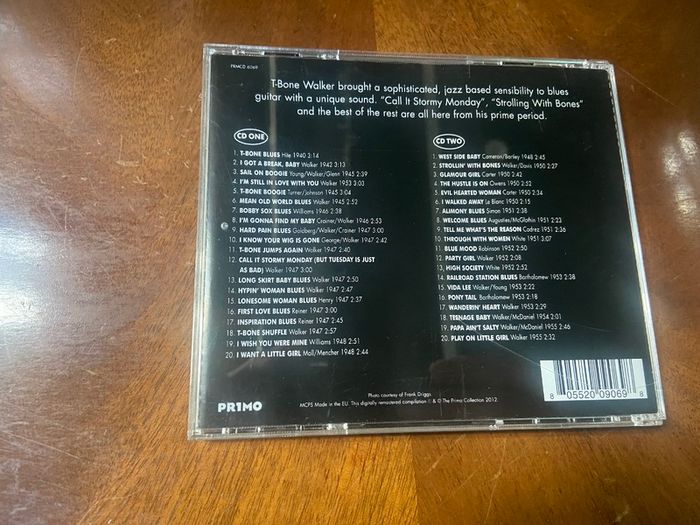 T Bone Walker 40 Prime Cuts Double CD