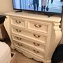 French hand carved solid wooden dresser Image 6