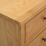 Chest of Drawers 105x33.5x73 cm Solid Oak Wood Image 4