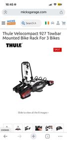 bike rack 3 bikes Thule