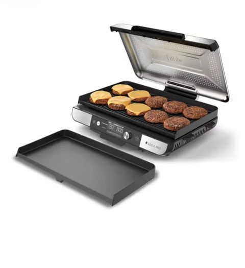 Ninja Sizzle Pro XL Indoor Grill & Flat Plate Used Twice Only