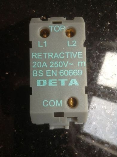DETA reactive grid switch 20amp 250v