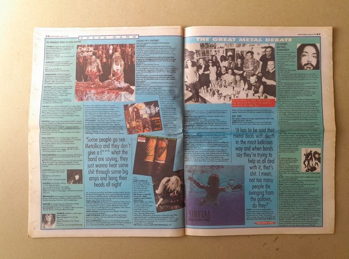 Mudhoney and Heavy Metal Debate Melody Maker