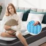 Gel Individually Pocket Sprung Small Double Mattress 4FT with Soft Fabric, 10 Inch Hybrid Mattress Image 4