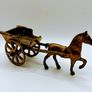 Brass horse and cart Image 4