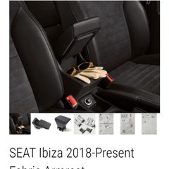 Genuine Seat ibiza mk5 2018 - 2025 cloth factory centre armrest